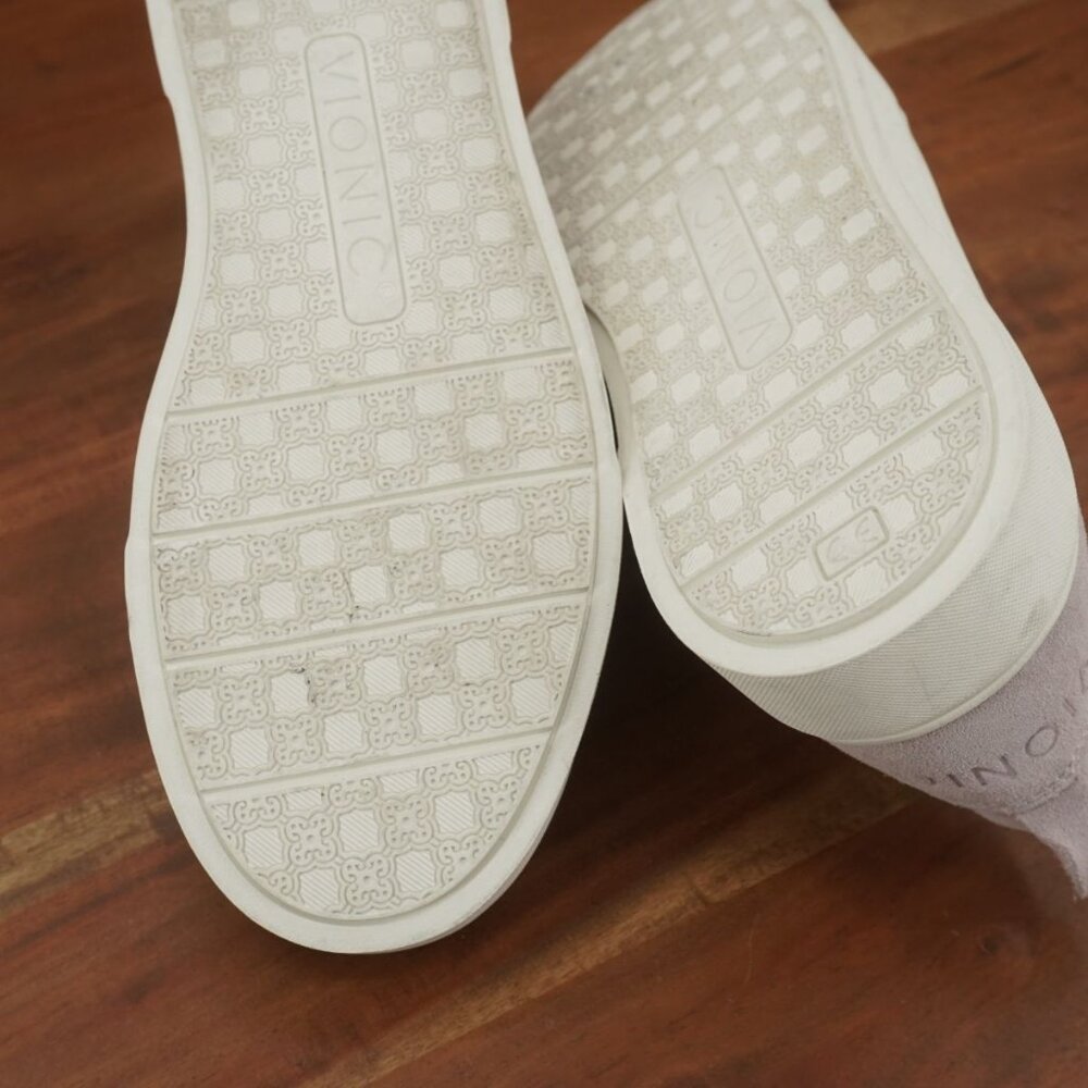 Vionic Slip-On Suede Sneakers in Light Lavender - Picture 9 of 15